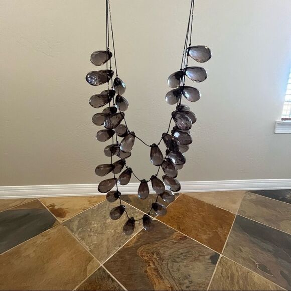 Multi-Chain Beaded Statement Necklace - Picture 3 of 6